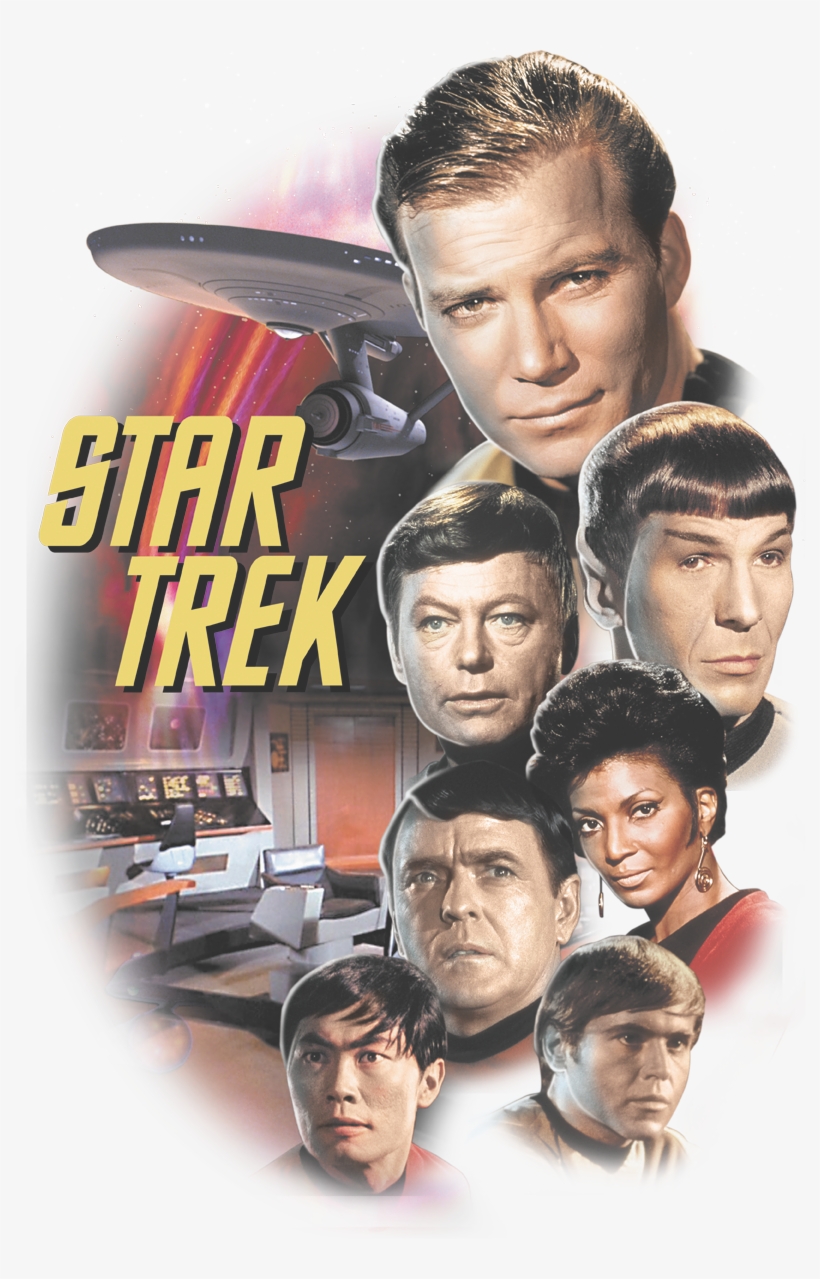 Star Trek The Classic Crew Men's Ringer T-shirt - Star Trek Tng Crew Iphone, transparent png