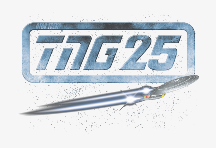 Star Trek Tng 25 Enterprise Men's Regular Fit T-shirt - Rocket, transparent png