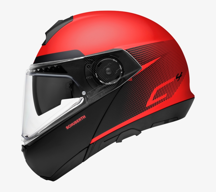 Motorcycle Helmet Clipart Solid Red - Schuberth C4 Spark Red, transparent png