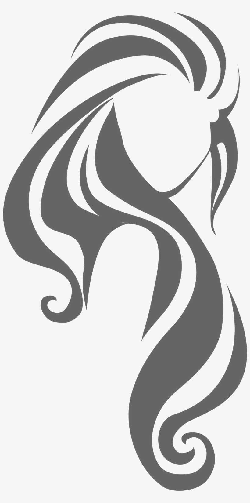 Hairstyle Long Salon Transprent Png Free Download Ⓒ - Hair Clipart Png, transparent png