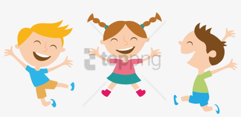 Free Png Children Dancing Clipart Png Png Images Transparent - 3 Cartoon Kids, transparent png