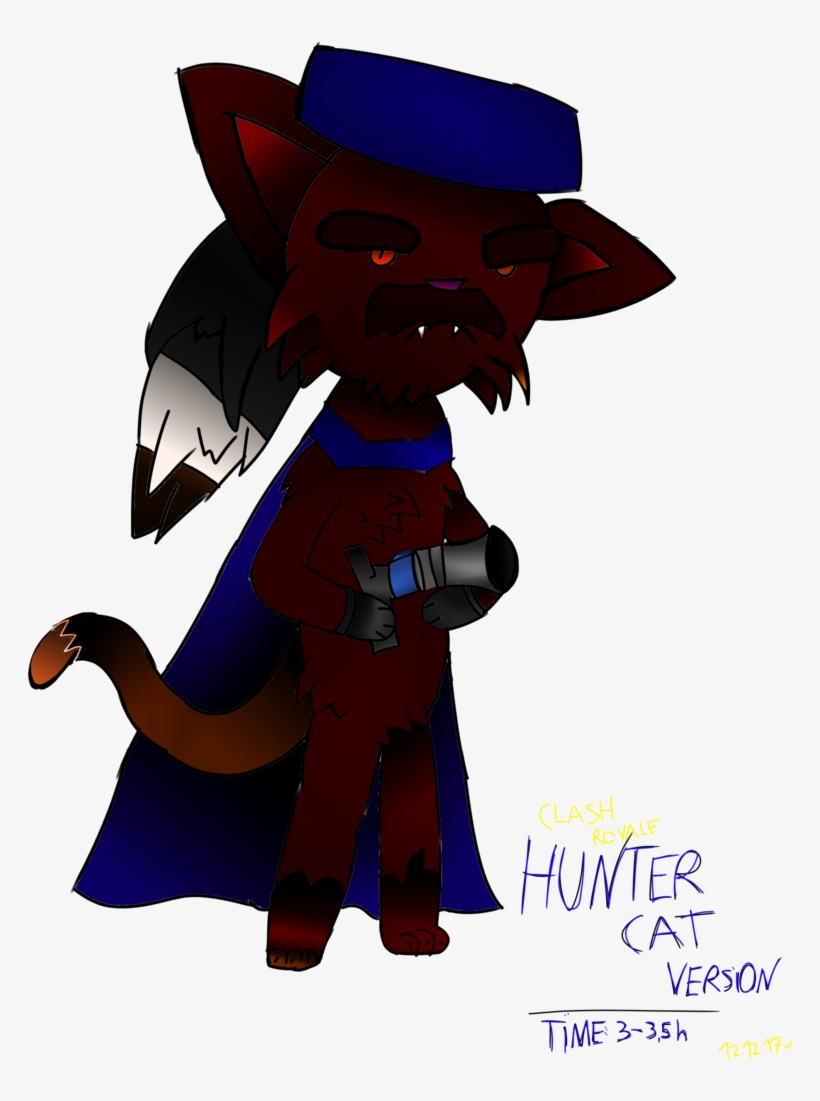 Hunter (clash Royale) - Cartoon, transparent png