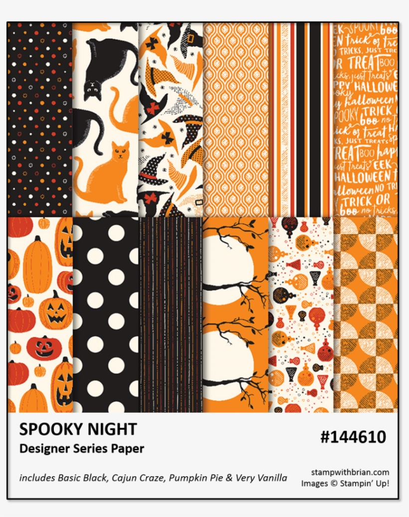 Spooky Night, Stampin' Up , Brian King - Stampin Up Spooky Night Dsp, transparent png