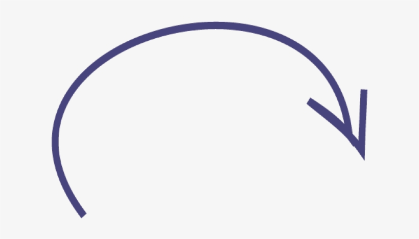Drawn Arrow Purple Hand - Circle, transparent png