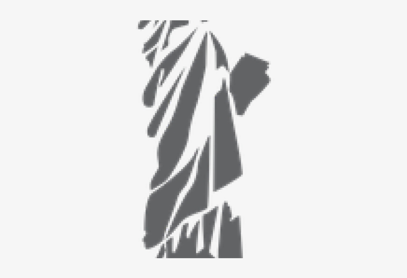 Statue Of Liberty Clipart Small - Stencil Statue Of Liberty, transparent png