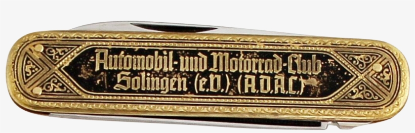 1940s Rare Pocket Knife Solingen / Vintage German Adac - Longboard, transparent png