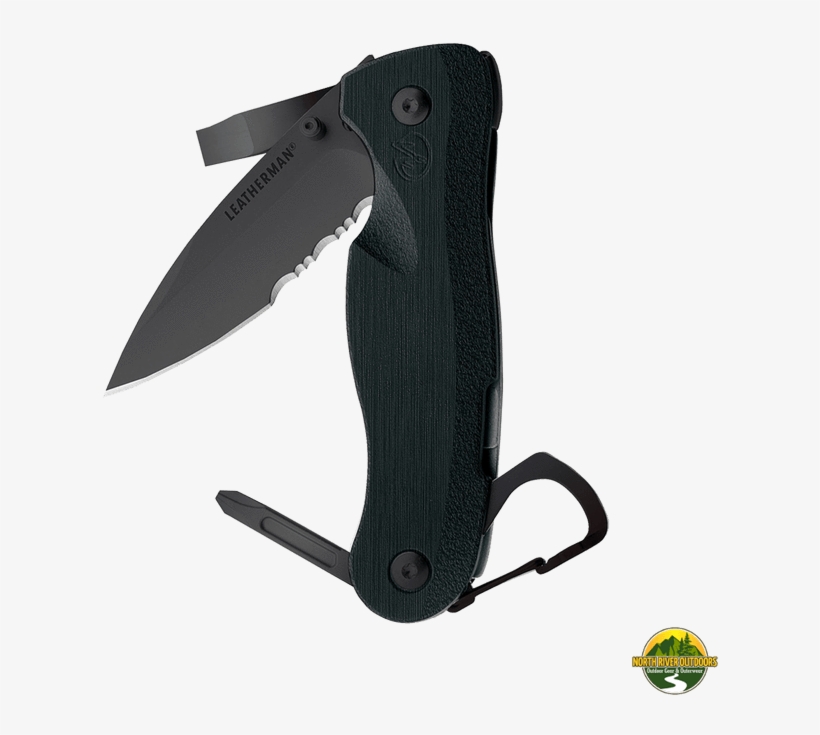 Leatherman Crater C33tx 4 In 1 Utility Pocket Knife - Leatherman Crater C33tx Black, transparent png