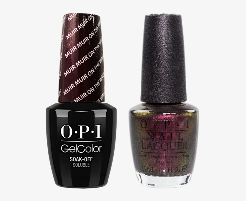 Opi Gelcolor And Nail Lacquer, F61, Muir Muir On The - Spare Me A French Quarter Opi Gel, transparent png