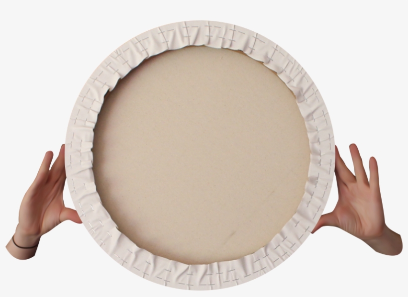 Round Blank Canvas Outside The Square 50cm - Round Canvas 100 Cm, transparent png