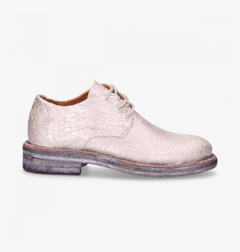 Lace Up Shoes Shiny Printed Leather Silver - Suede, transparent png