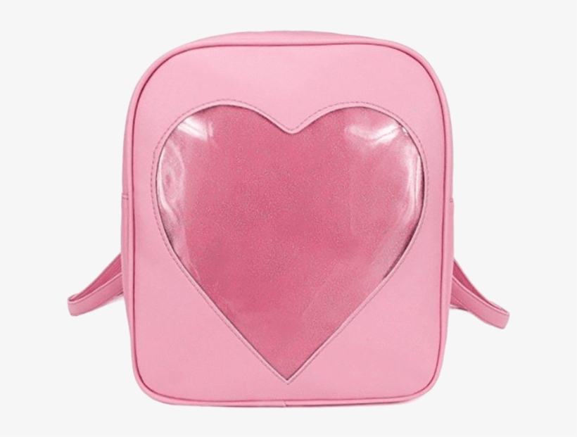 Heart Transparent Backpack Transparent Background - Backpack, transparent png