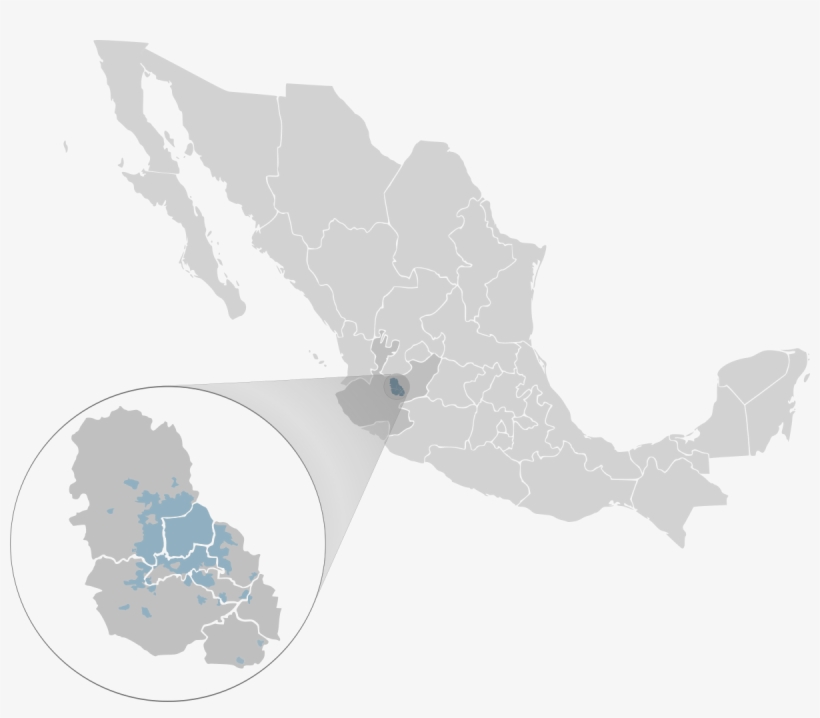 1992 Guadalajara Explosions - Mexico Map, transparent png