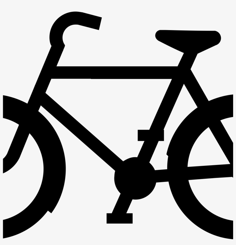 No Bicycles Roadsign Big Image Png - Bike Road Sign Vector, transparent png