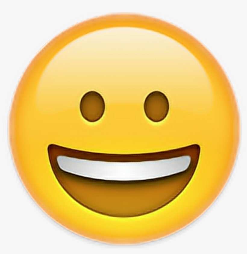 Emoji Emojis Emoticonos Emoticono Feliz Happy Reir - Happy Face Emoji, transparent png