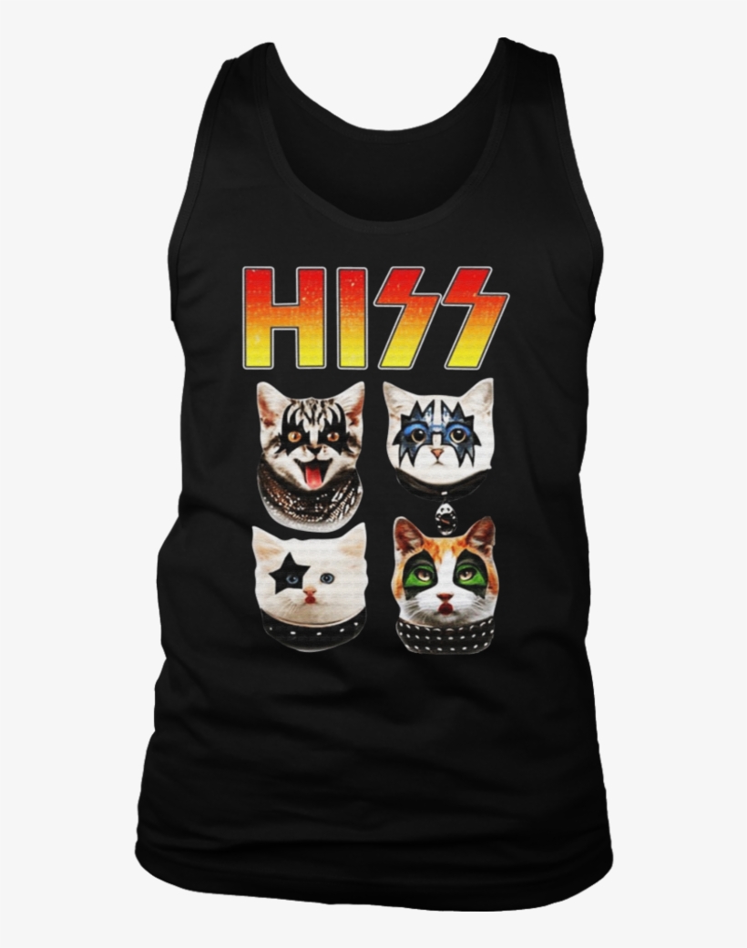 Hiss Cat Shirt Kiss Band - Hiss Kiss Cat Shirt, transparent png