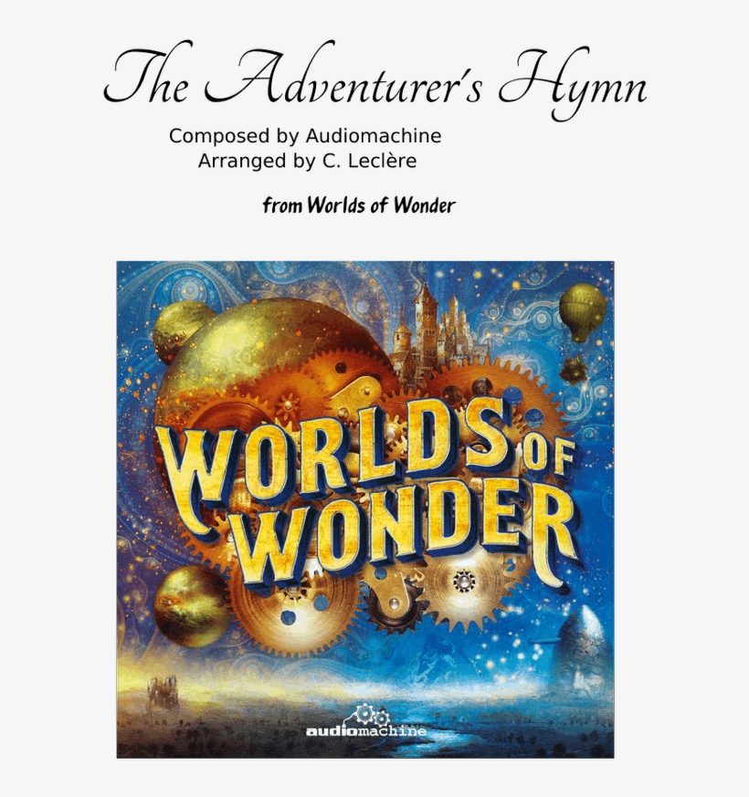 The Adventurer S Hymn For Concert Band - Poster, transparent png