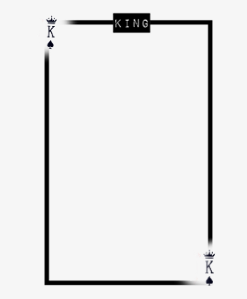 #sticker #frame #king #crown #black #interesting #cool - Ink, transparent png