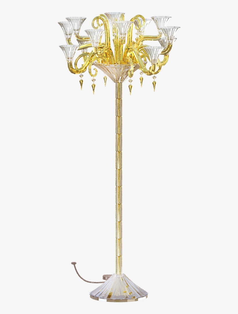 Mille Nuits Gold Mille Nuit 12l Gold Floor Candelabra - Tree, transparent png
