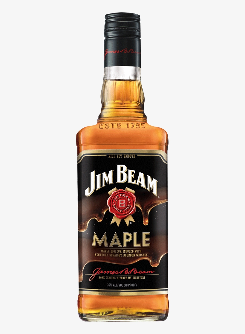 Jim Beam Maple Kentucky Straight Bourbon Whiskey - Jim Beam Maple Bourbon, transparent png