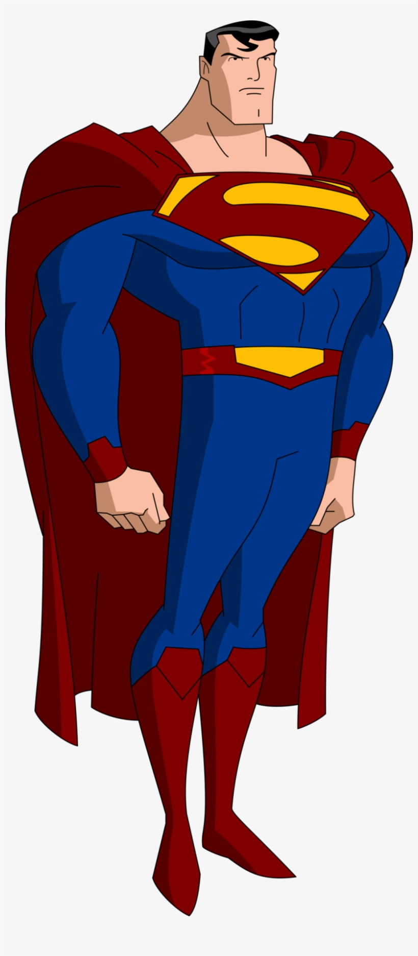 Justice League Cartoon Superman, transparent png