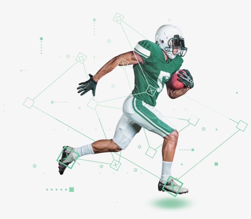 Derive Predictions From Each Foot Strike Png Players - Kick American Football, transparent png