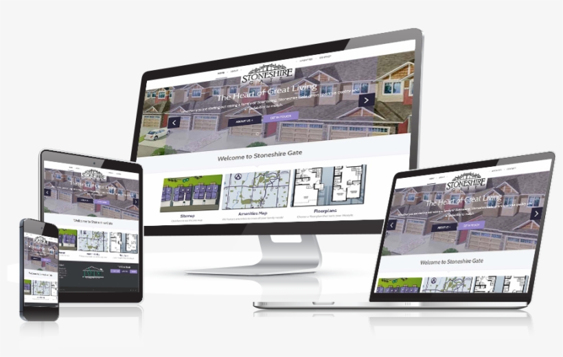 Stoneshire Gate Responsive Website Design - Website Template Png, transparent png