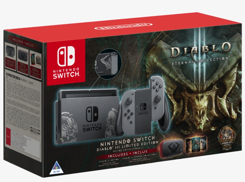 Travis Strikes Again - Nintendo Switch Diablo Limited Edition, transparent png