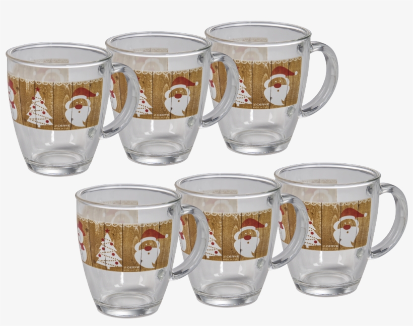 "x-mas" Glass Cup, 380 Ml, 6 Pcs - Cup, transparent png