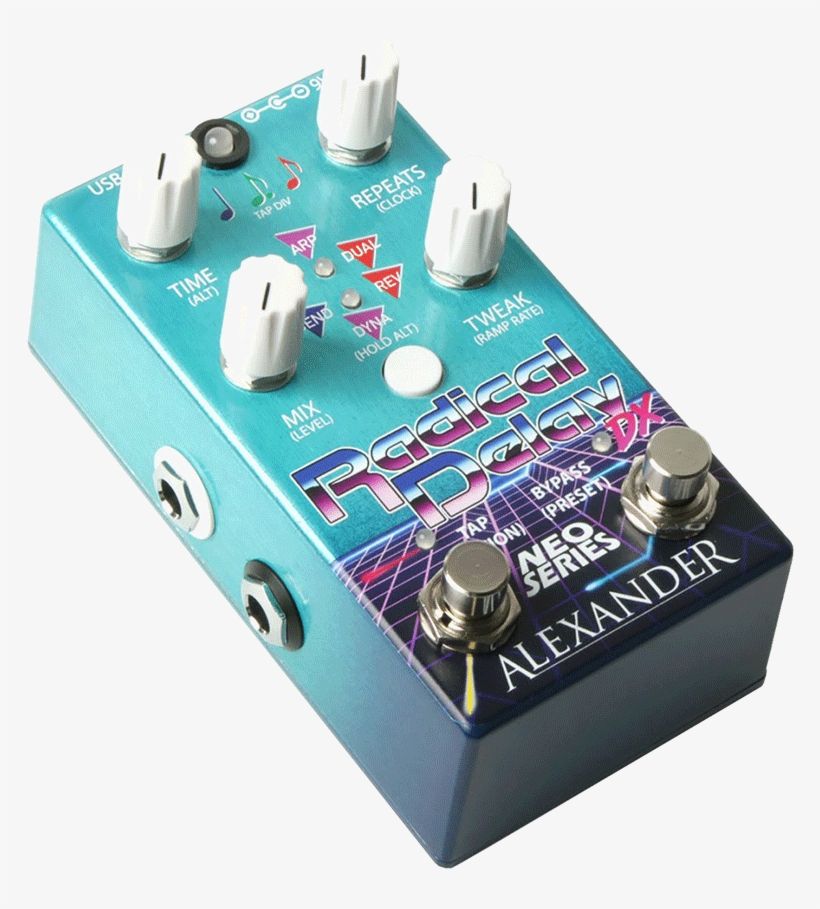 Alexander Radical Delay Dx Neo Pedal - Effects Unit, transparent png