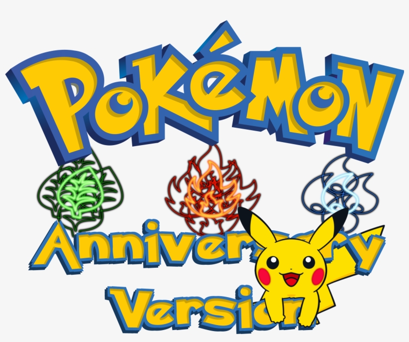 Clip Art Free Library Pokemon Anniversary Version Fantendo - Pokemon Black 2 Title, transparent png