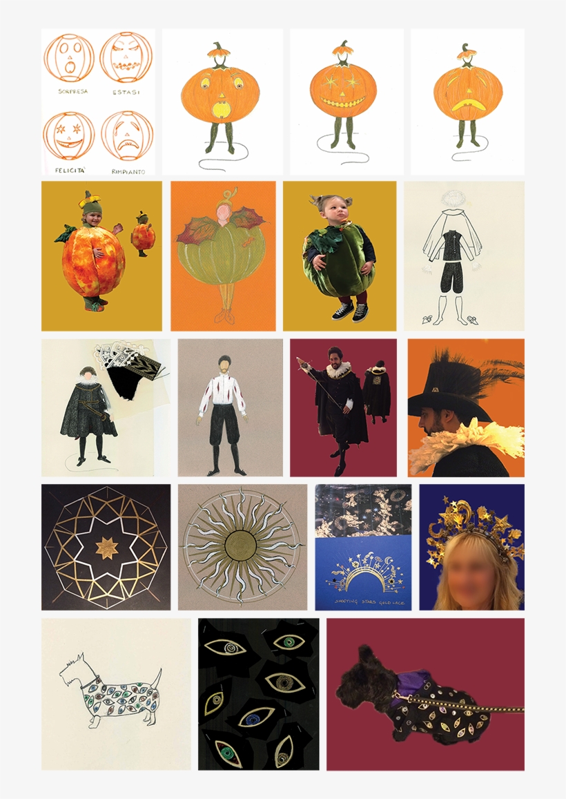 Collage, transparent png