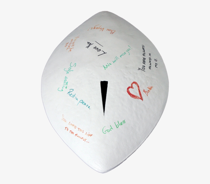 Memento Shown Personalized With Written Messages - Triangle, transparent png