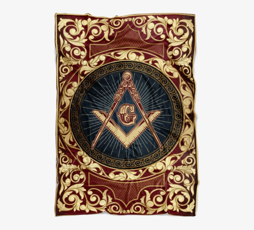 Square Compass Fleece Blanke - Motif, transparent png