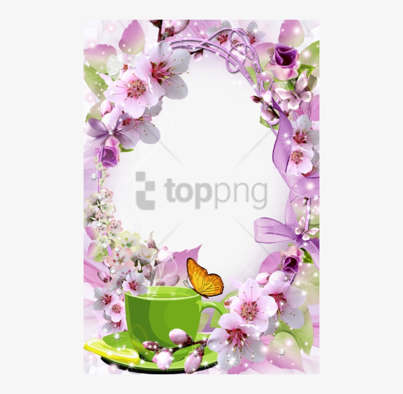 Free Png Spring Border Png Png Image With Transparent - Nachmittags Grüße, transparent png