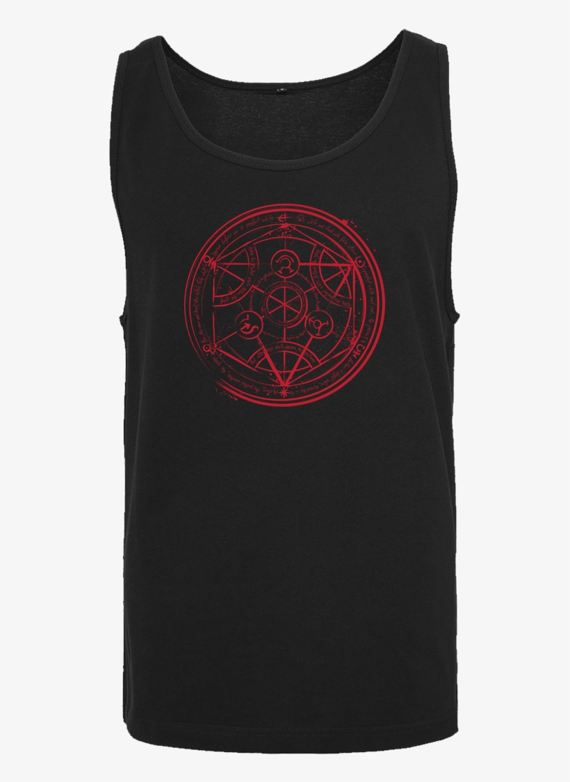 Monekers Transmutation Circle T-shirt Tanktop Men Black, transparent png