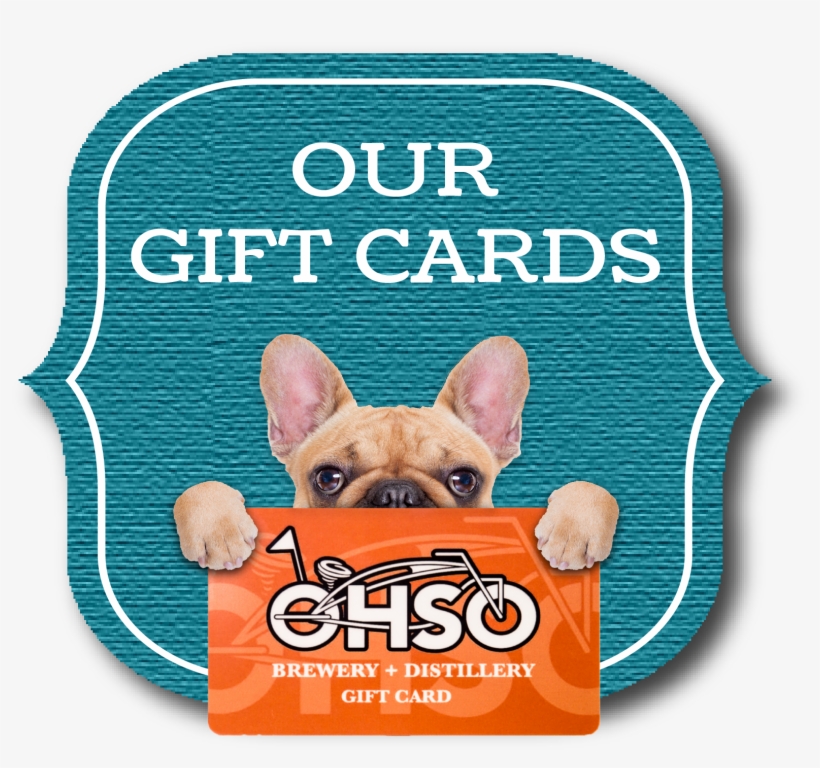 Our Gift Cards Web - French Bulldog, transparent png