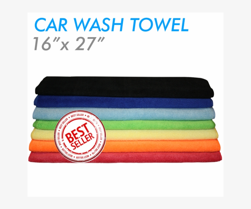 The 41x69cm Microfiber "car Wash" Towel - Microfiber, transparent png