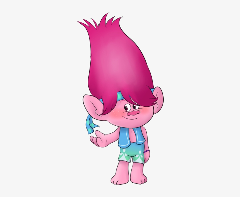 Hmm,male Poppy, Not Bad,but I Prefer Female Poppy Dreamworks, - Dreamworks Trolls Genderbend, transparent png