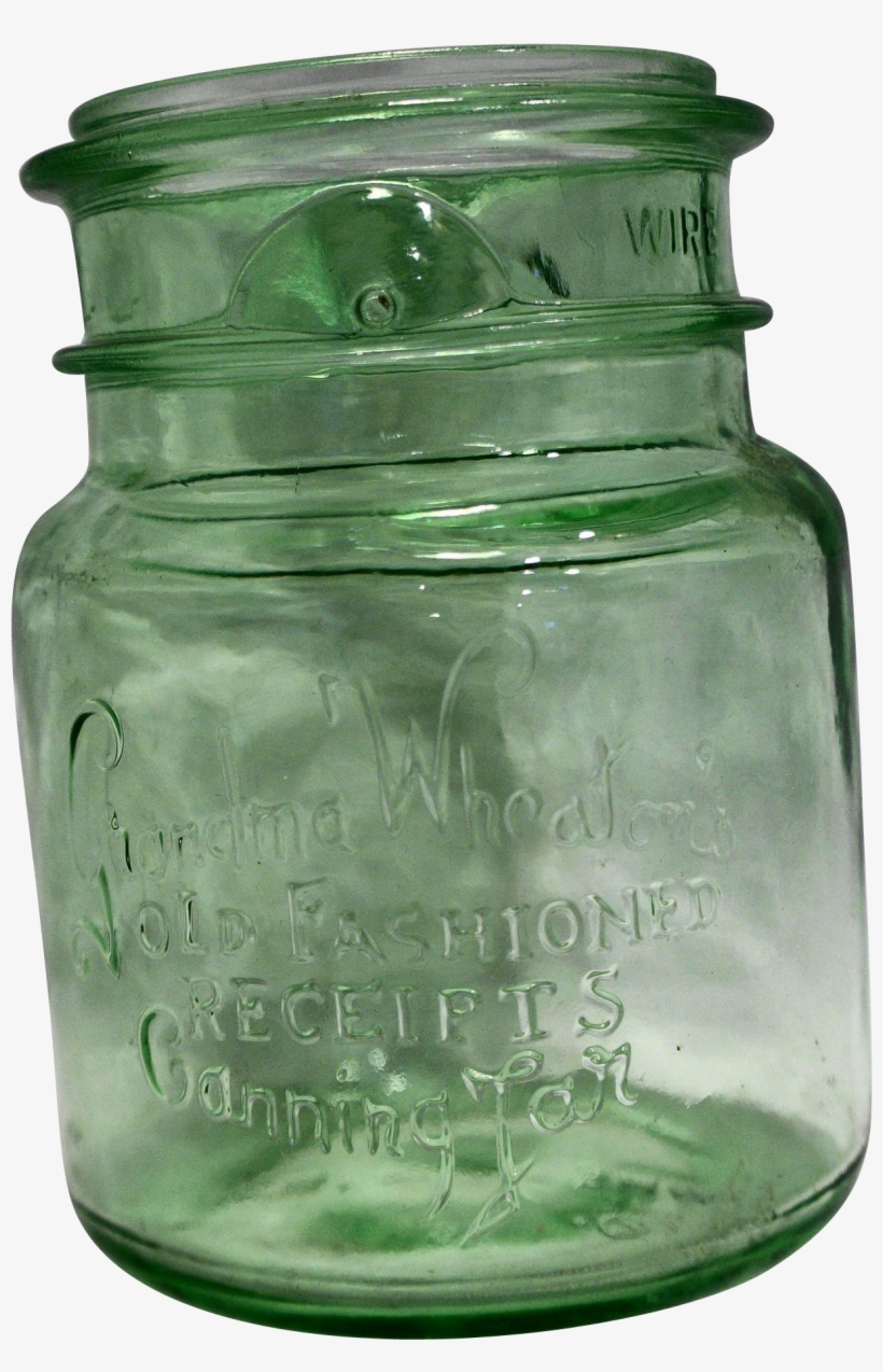 Grandma Wheaton S Old Fashioned Receipts Canning - Glass Bottle, transparent png