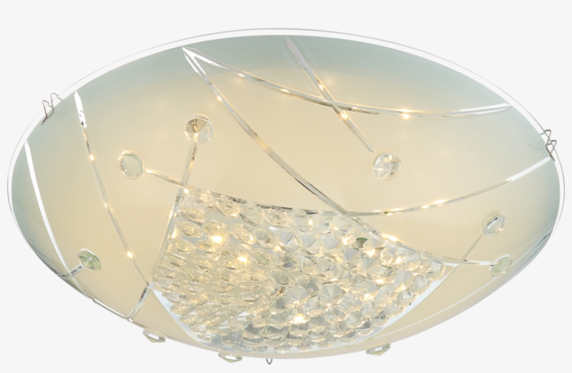 Modern Led Ceiling Lamp In Chrome Globo Elisa 40415-12 - Circle, transparent png