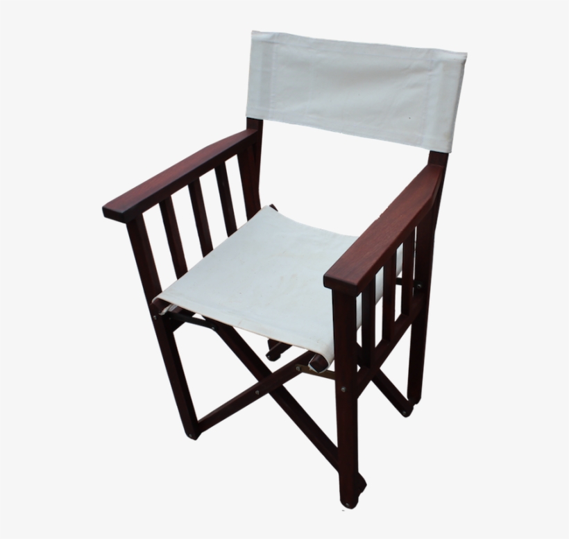 Directors Chair Dark Mahogany - Chair, transparent png