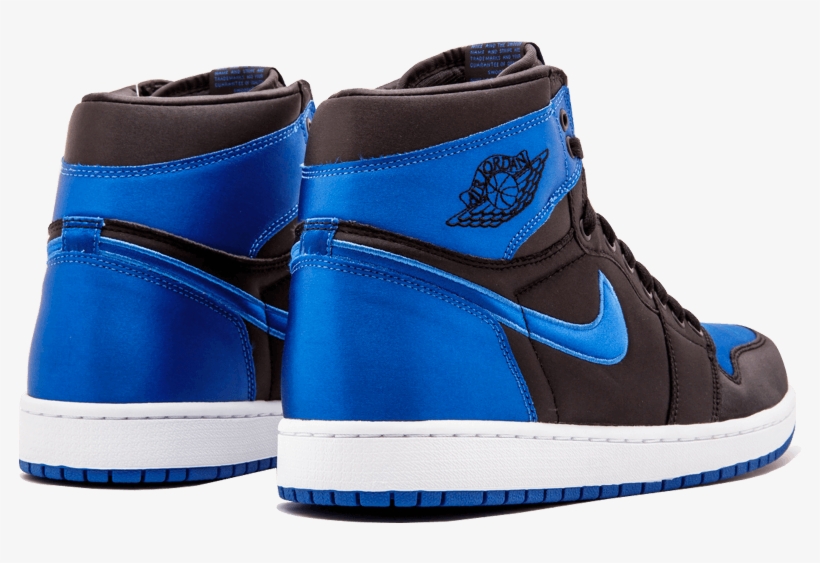 Air Jordan 1 'royal Satin' Sample - Sneakers, transparent png