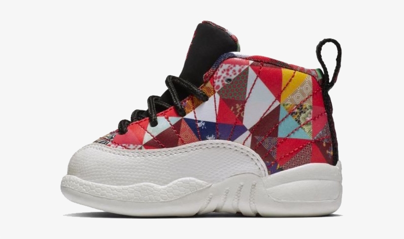 Air Jordan 12 Cny Chinese New Year Toddler - Chinese New Year Jordan 12, transparent png