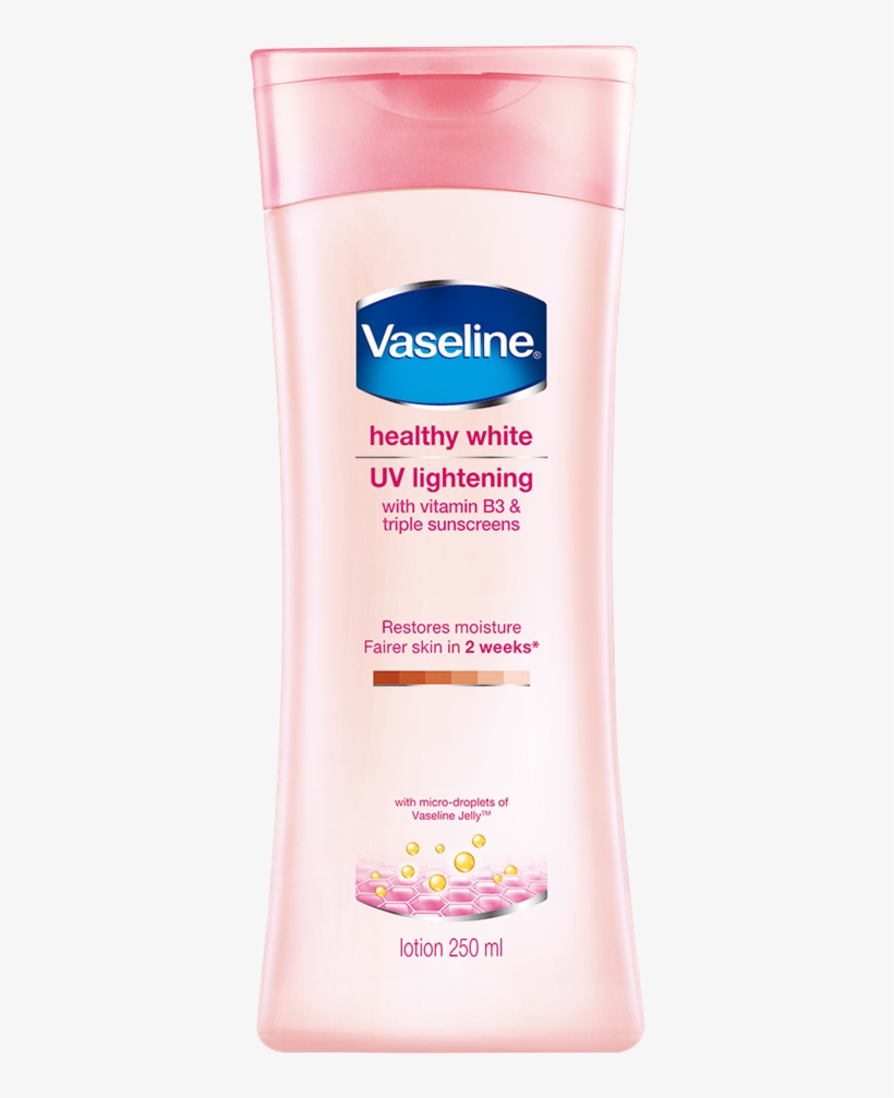 Vaseline Healthy White Uv Lightening 250ml E1444623223675 - Vaseline Healthy White Instant Fair With Micro Reflectors, transparent png