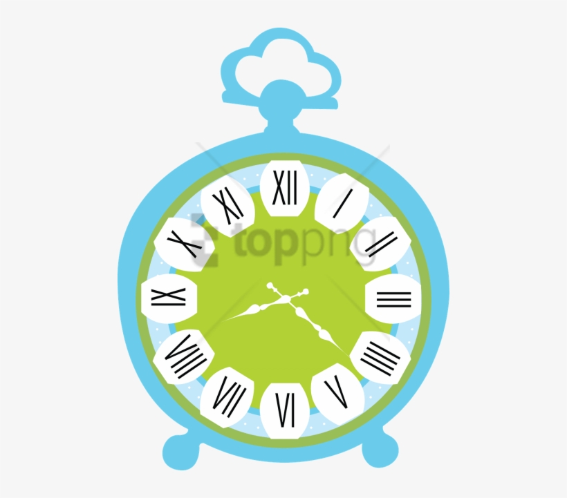 Free Png Download Alice In Wonderland Border Clock, transparent png