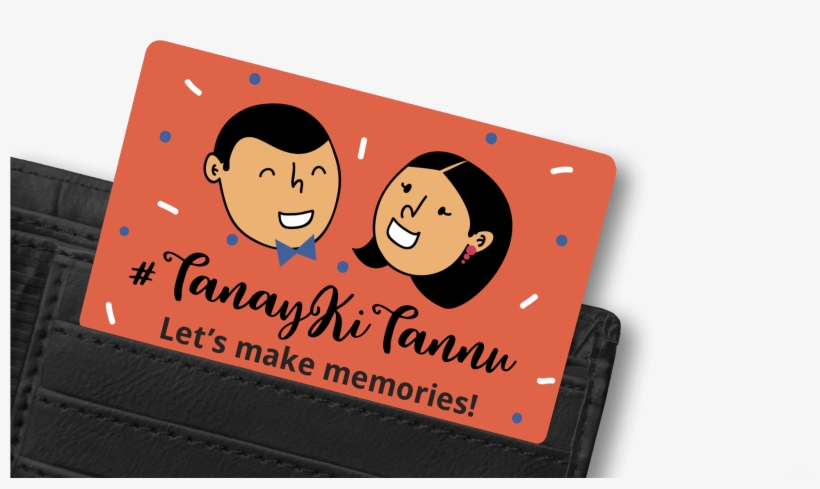 Wedding Invite Wallet Card - Poster, transparent png