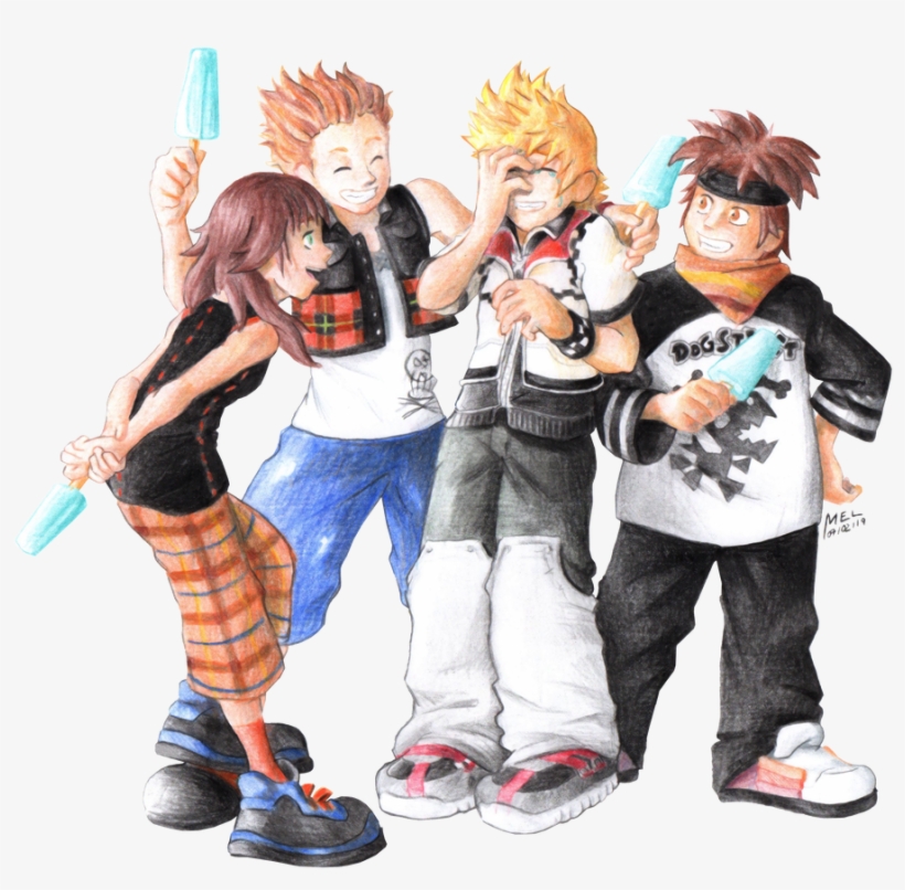 Roxas Reunion With Hpo, transparent png