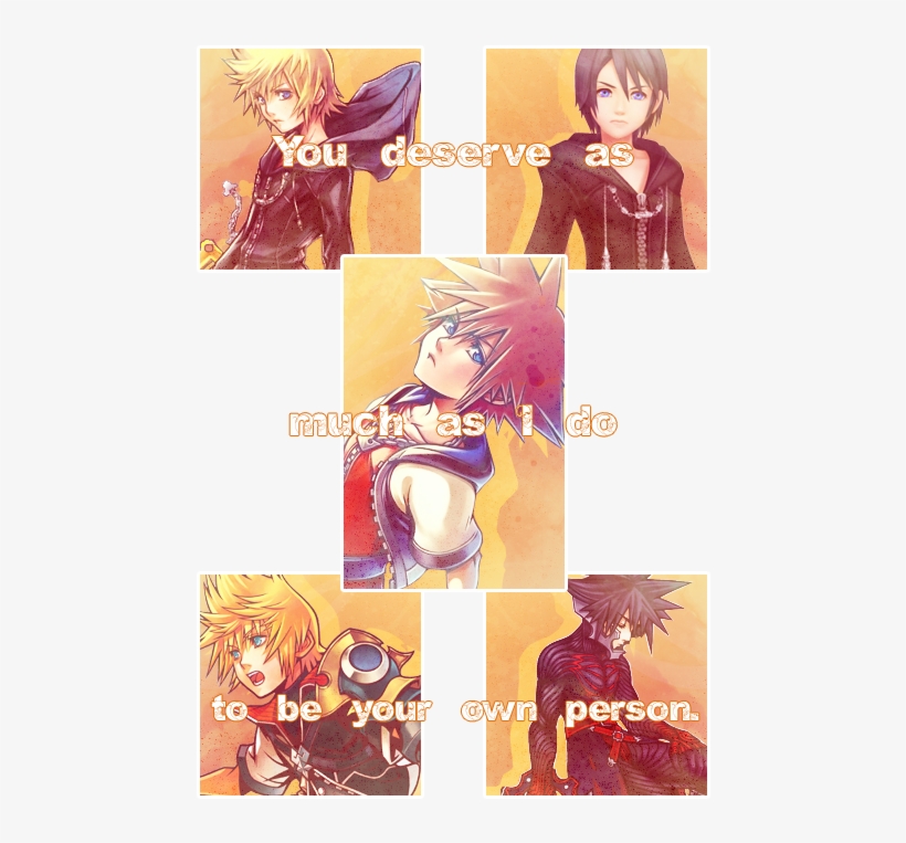 You Deserve As Much As I Do To Be Your Own Person - Kingdom Hearts Birth By Sleep, transparent png