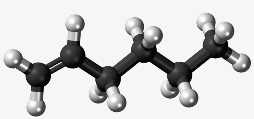Global 1-hexene Market 2019 Trends And Developments - Hexene Ball And Stick Model, transparent png