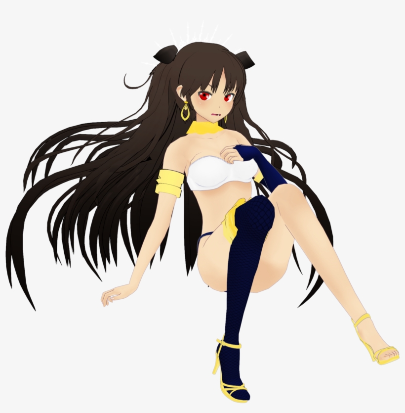 I Have Starting And Ishtar Rin Tohsaka Model With Arlvit - Rin Tohsaka Mmd Model, transparent png